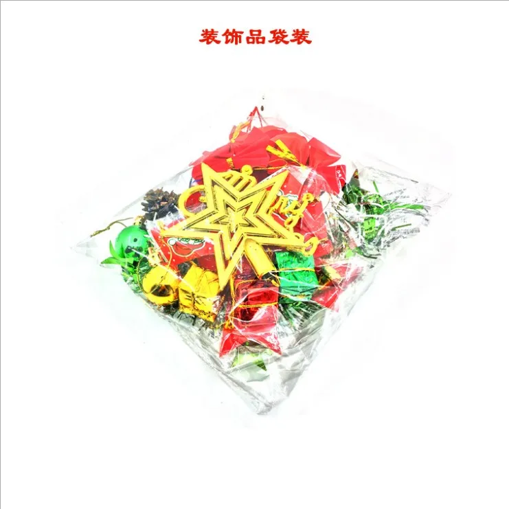 Artificial Mini Christmas Trees Desktop Decoration Christmas Tree Set With Light And Various Decorations and light