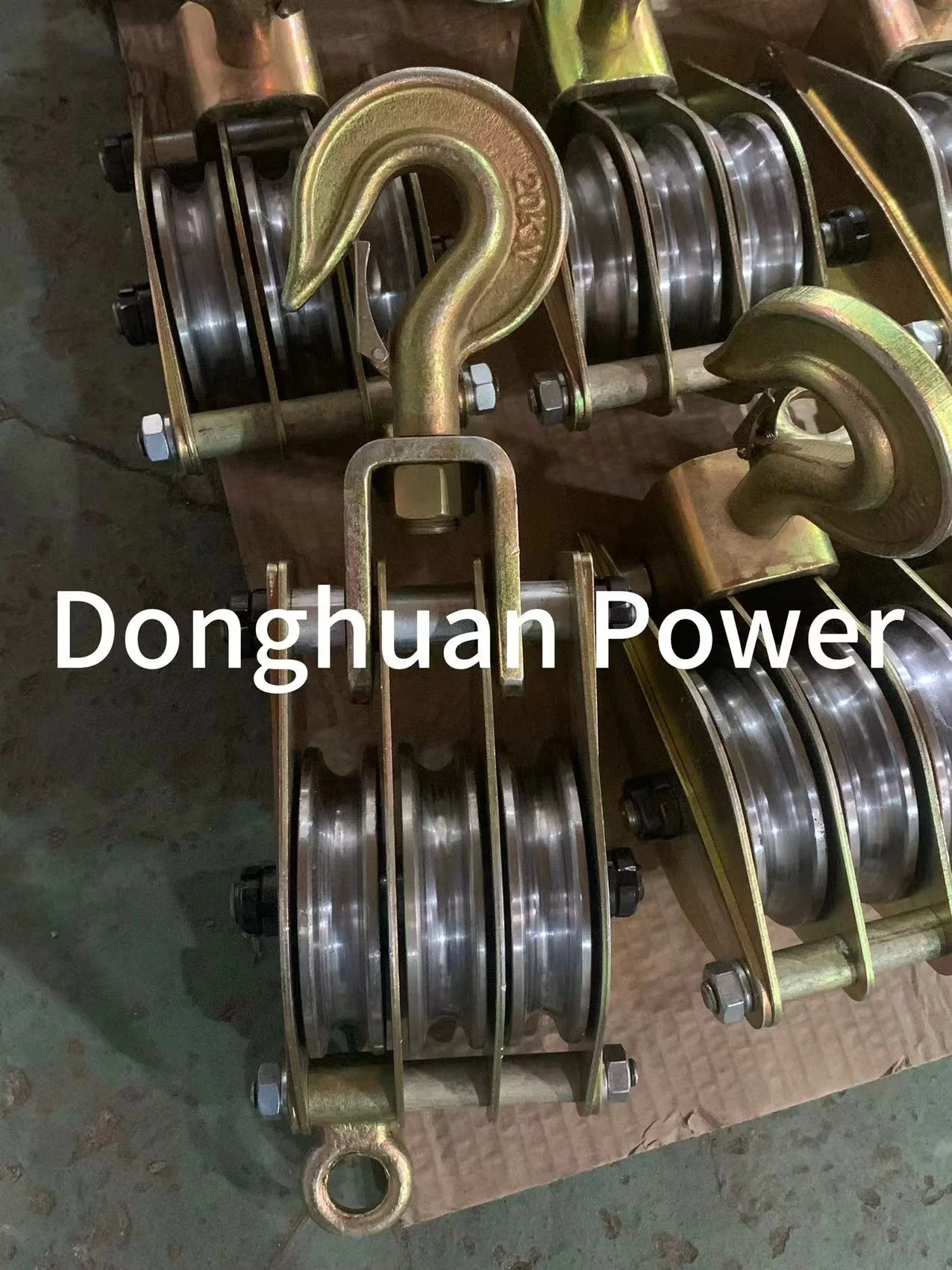 Hoisting Tackle(Aluminum Sheave/Iron Plate)