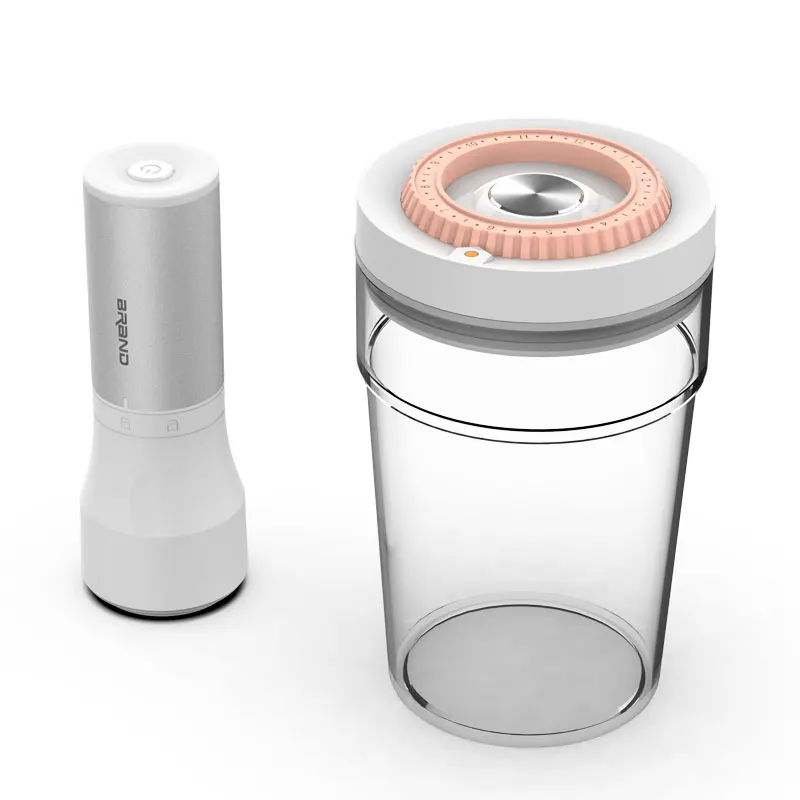 Electric Automatic Airtight Vacuum Container Moisture Proof Food Storage  Container With Vacuum Pump