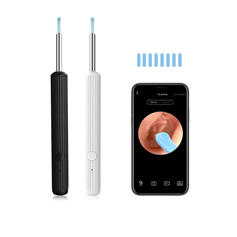 Беспроводной умный очиститель для ушей A-Mini Wi-Fi 1000 Вт 1080 пикселей HD-камера