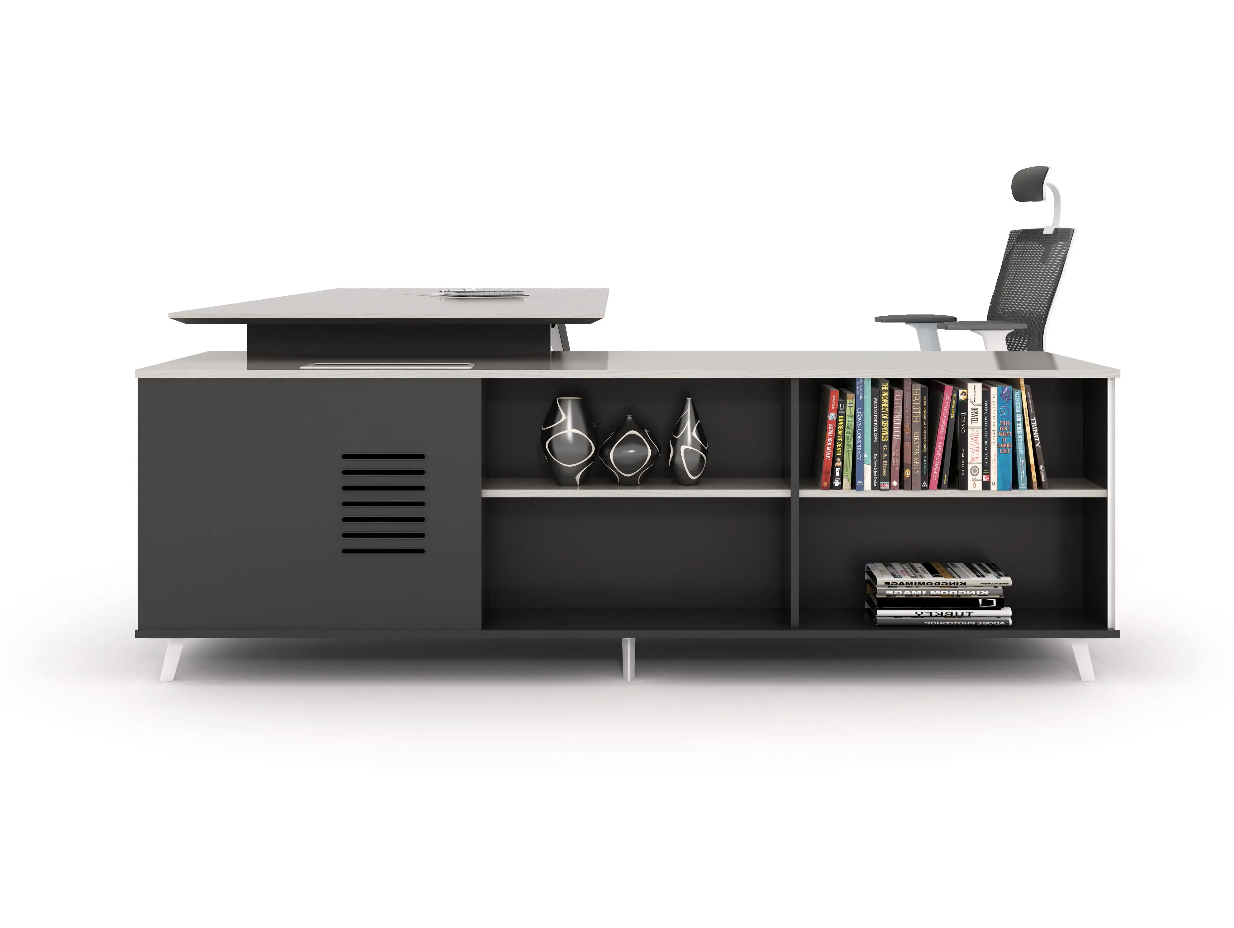 High Quality Modern Design Office Furniture L shape Director Desk