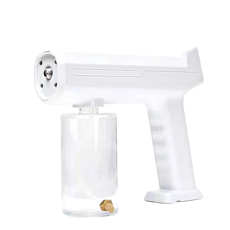 
Myoung 2021 fast delivery Rechargeable blue ray wireless nano spray gun sterilizing cordless handheld sanitizer atomizer gun 