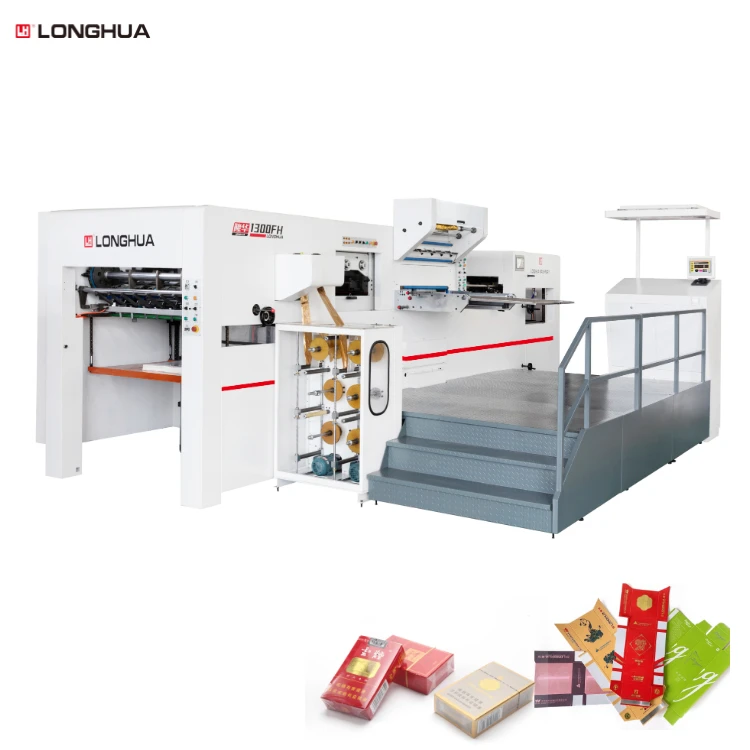 Super Big 1300 Size Plastic Paper Automatic 4500 sheets/hr Hot Stamping Foil Press Die Cutting Cutter Machine