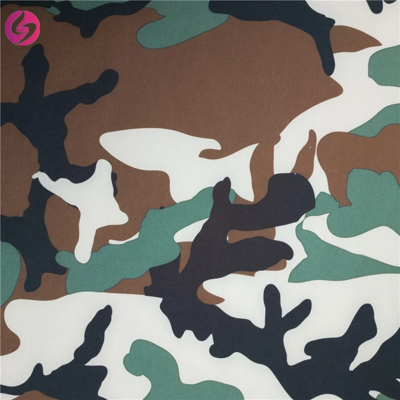 Wholesale Polyester TPU Bonded Waterproof Breathable Soft Shell 4 Way Stretch Camo Print 3 Layer Softshell Jacket Fabric