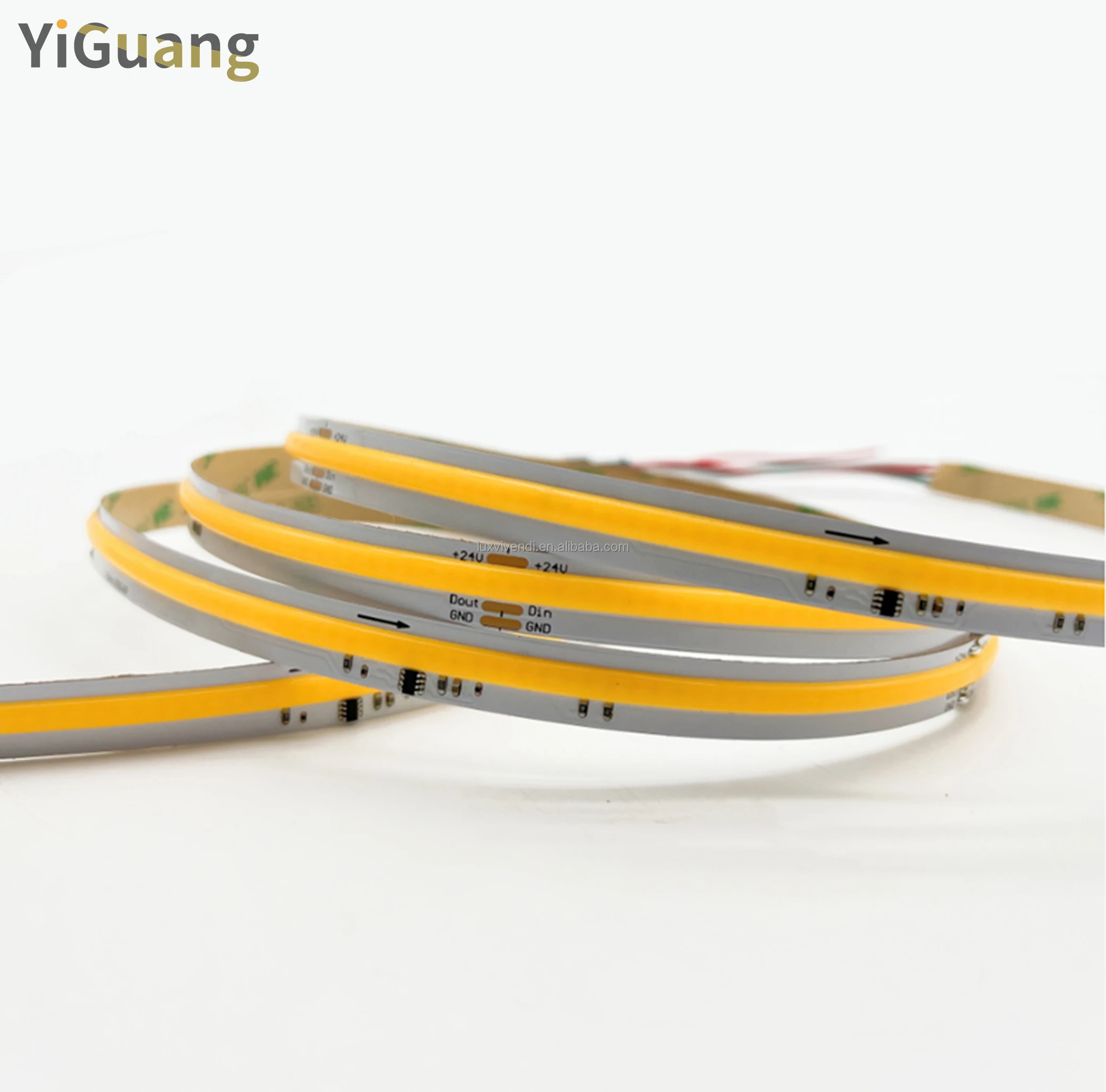 COB 378LED Water Running Led Strip Light DC24V Flowing Water No flicker ce rohs 5year warranty Cob Led Strip For Home Decoration