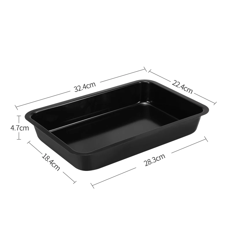 Carbon Steel Bakeware Basic Series Oven Baking Non-stick Deep Square Cake Pan Microwave and Oven Cake Baking Pan