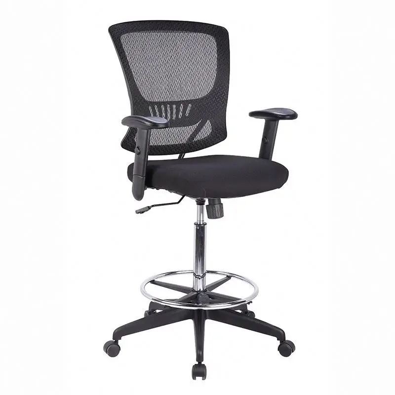 Kabel Black Office Wobble Standing Stool Drafting Chair Drawing Desk Table Chair