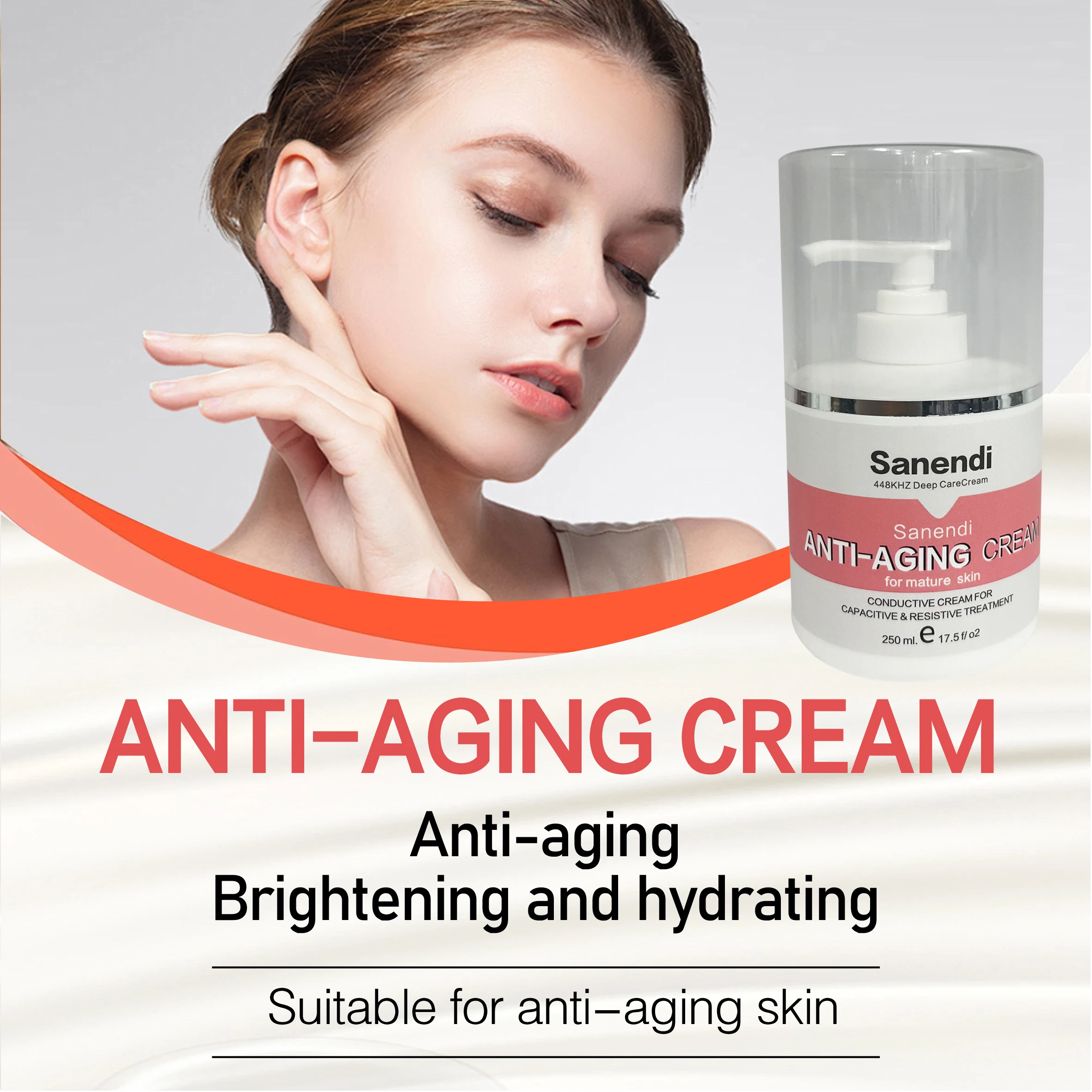 INDIBA 448K cream RF High Frequency Cream Electric Wave Skin Pulling Radio Frequency Gel Small Use Beauty Salon Equipment