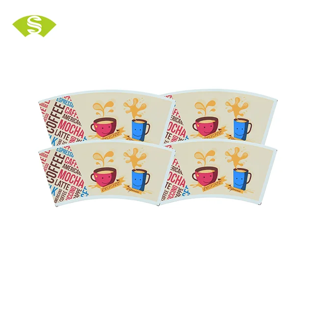eco-friendly biodegradable pla coated paper cup fan supplier
