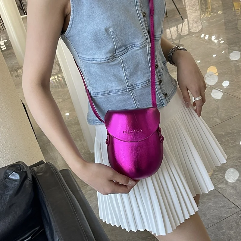 2024 Summer Fasjopm Shoulder Purse for Women Phone Bottle Shape Cross body Ladies Korean Small Bags for Phone