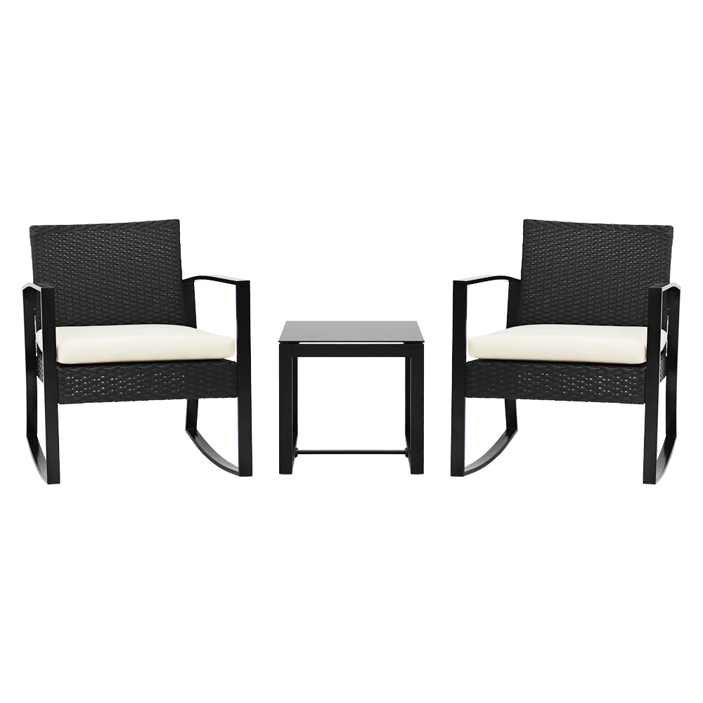 Hot Selling Patio Sofa Conversation Set Outdoor Furniture Rocking Chair Outdoor patio furniture sets wicker