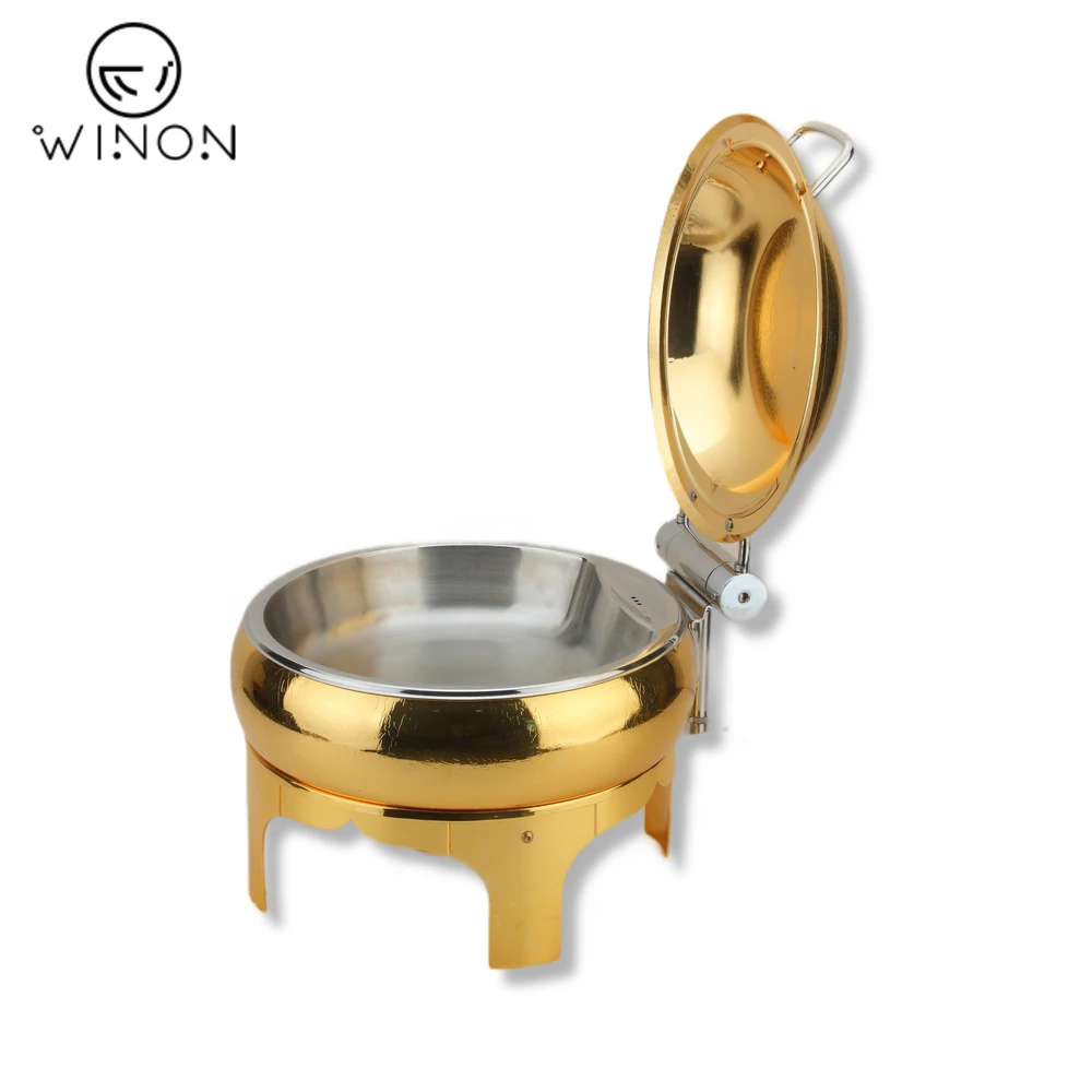 Round Hydraulic Buffet Food Warmer For Hotel and Restaurant
