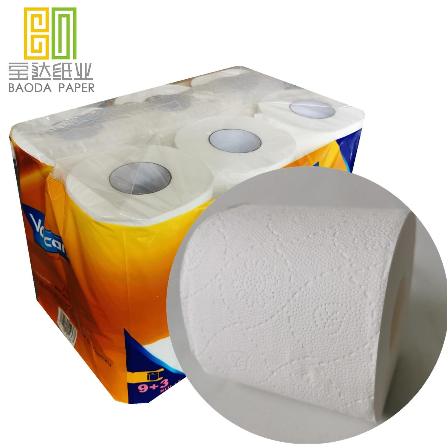 Оптовая продажа, многослойная биоразлагаемая туалетная бумага из целлюлозной целлюлозы для ванной