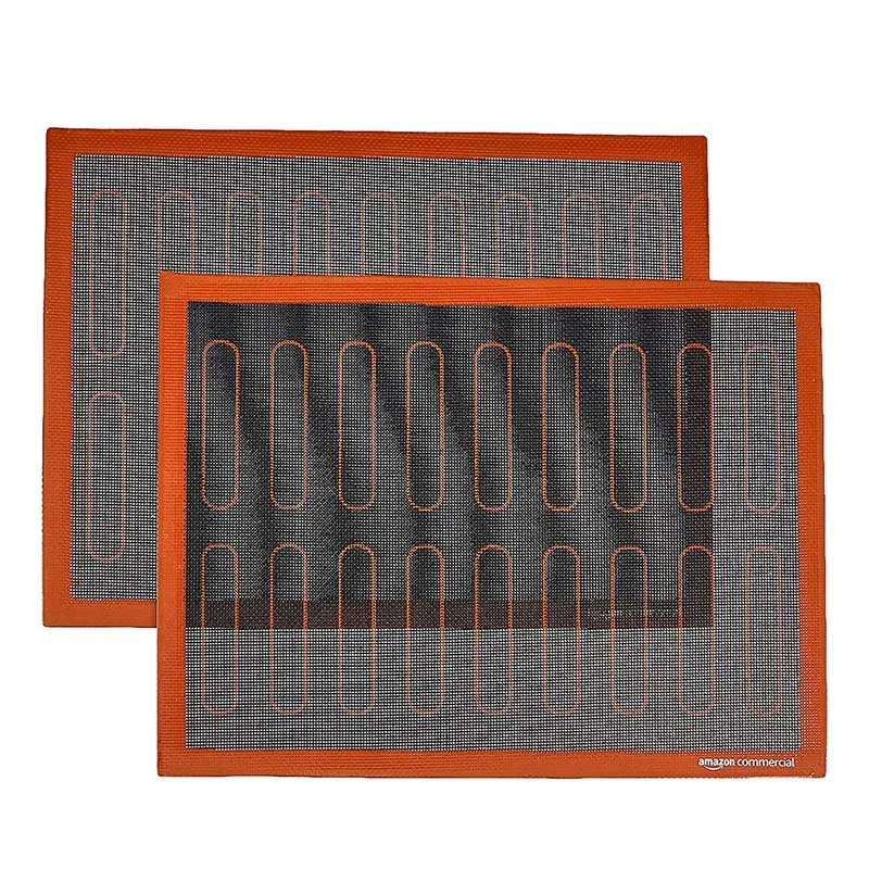 Двусторонний термостойкий силиконовый коврик для выпечки на выпечке Eclair, перфорированный коврик для выпечки хлеба