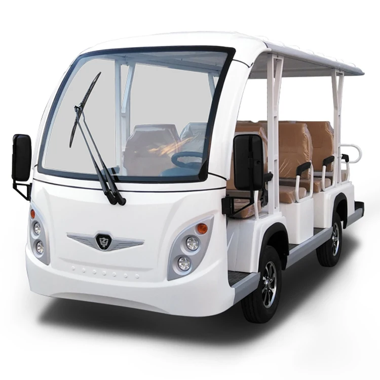 11 person solar electric bus with CE certificate