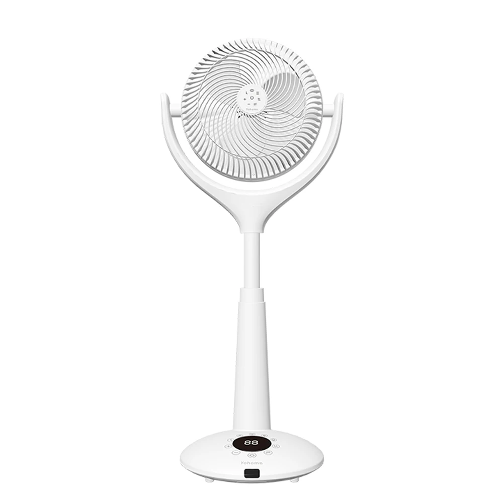 Smart Electric AC DC BLDC Pedestal Tower offline voice control Rechargeable Floor Standing Fan With Remote Control For Home