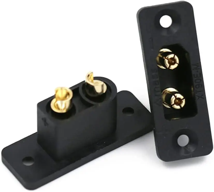 Amass XT90E-M Mountable XT90 Male Plug Connector for RC Models Multicopter Fixed Board DIY Spare Part Remote Control Toy Parts