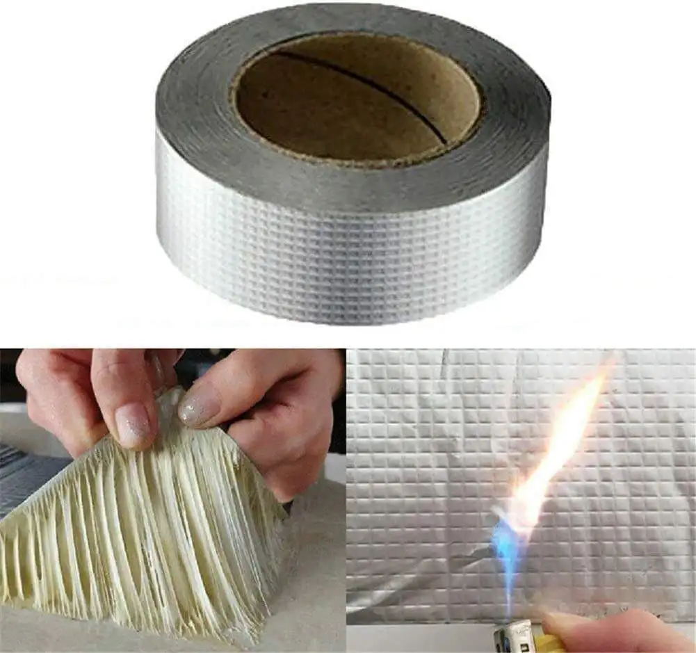 ANTI Factory Price Aluminum Foil Butyl Rubber Waterproof Roof Tape Sealing Repair Roof Butyl Tape for Roof Leak