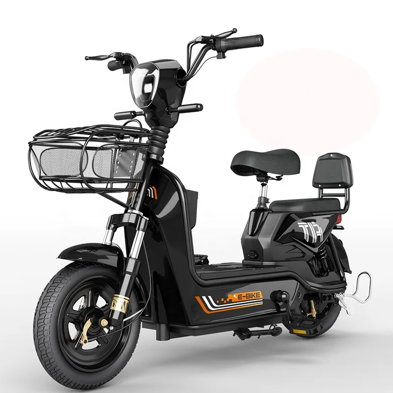 Углеродистая сталь Противоугонная сигнализация мощный аккумулятор срок службы Электрический велосипед Скутер