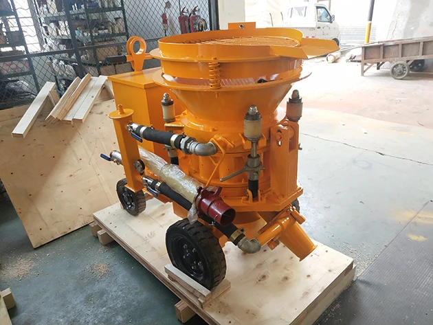 
PZ-6 dry mix shotcrete machine gunite pumps for 6m3/h output 