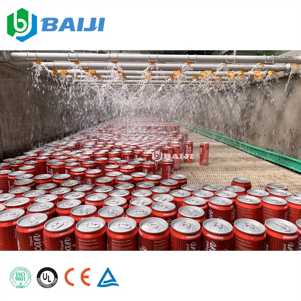3000CPH 330ml carbonated energy drink aluminum can beverage filling sealing canning machinery