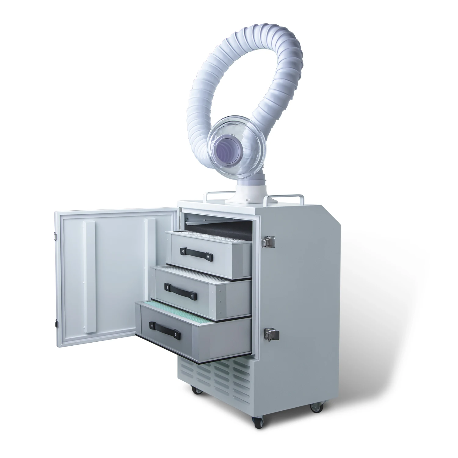 KNOKOO FES350 PRO High power Smoke purifier 350W mobile fume extractor for lab,Dental Clinic,Laser Engraving and Workshops