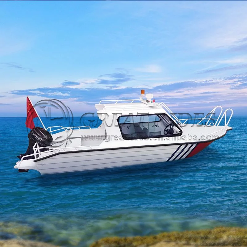 Hot sale 530  5.3m aluminum fishing boats 7 seats motorboats Hull Material Aluminum for water sports