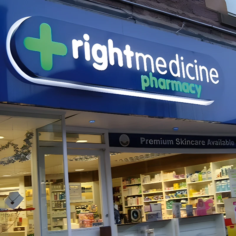 EZD Factory Custom Led Illuminated Channel Letter 3d Signage Pharmacy Drugshop Store Front Sign