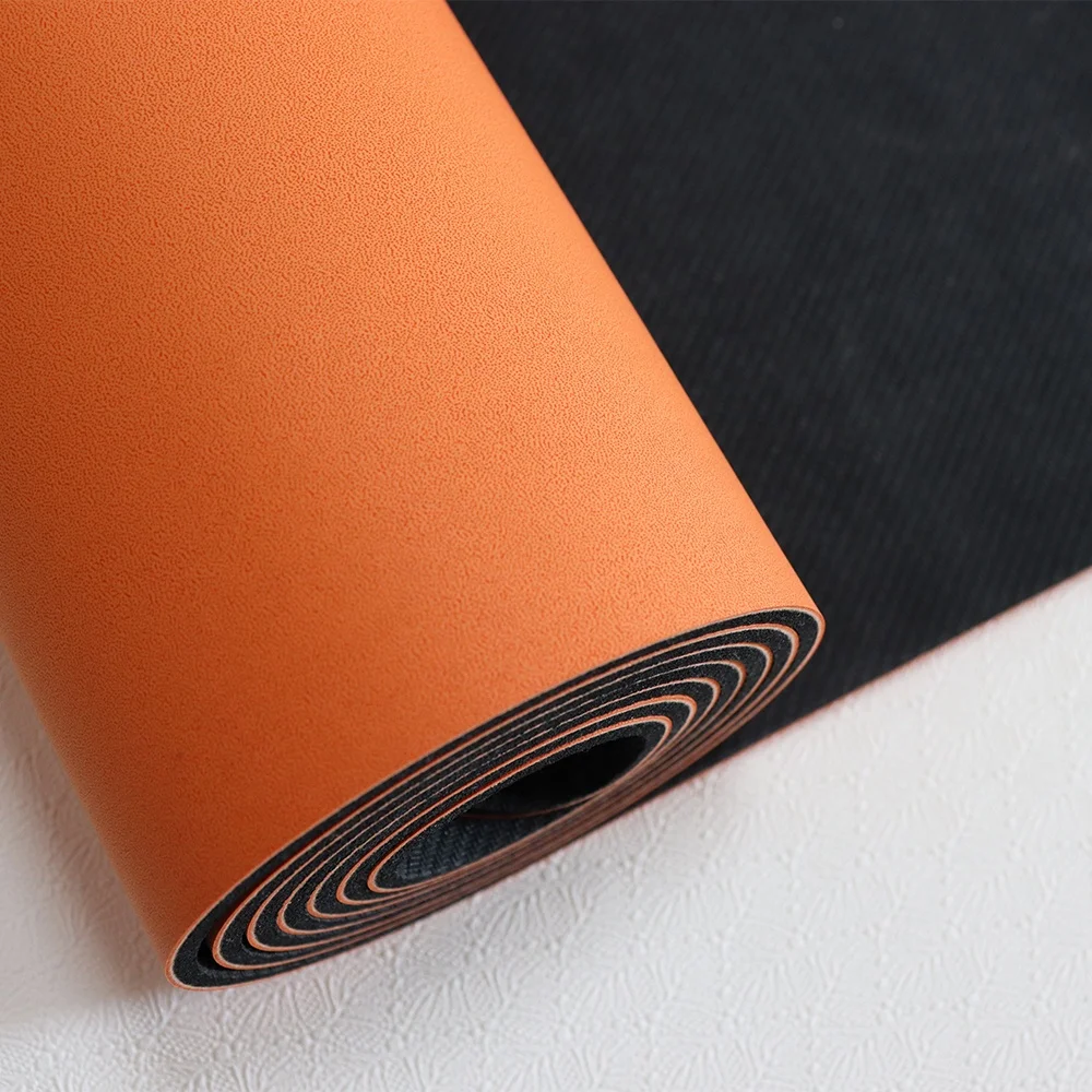 Light Weight Durable Yoga Pilates Anti Wrinkled Luxury High End 4MM/5MM Wear Resisting Matte Natural Rubber PU Yoga Mat