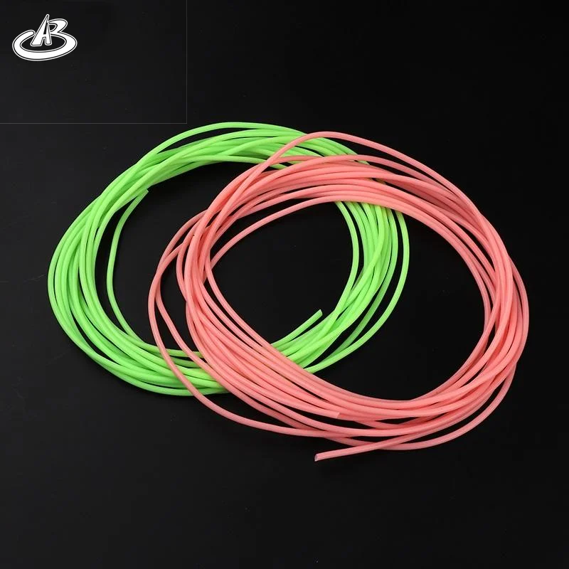 Color  luminous tube rubber tube Fishing accessory latex tube Fishing Rigs P1300