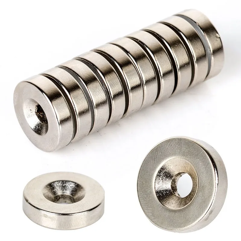 Manufacturer Good Price Custom N52 Neodymium Countersunk Magnet