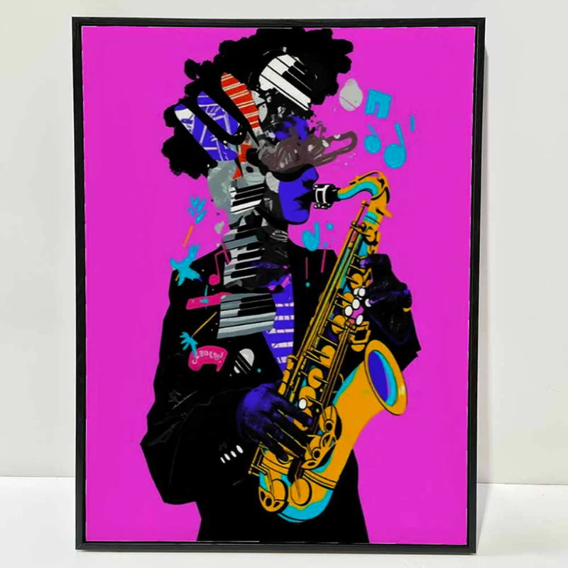 Wall Art Paintings DIY Oil Painting Paint by Number & Colorful Scenery Canvas Painting by Numbers for Home Decoration