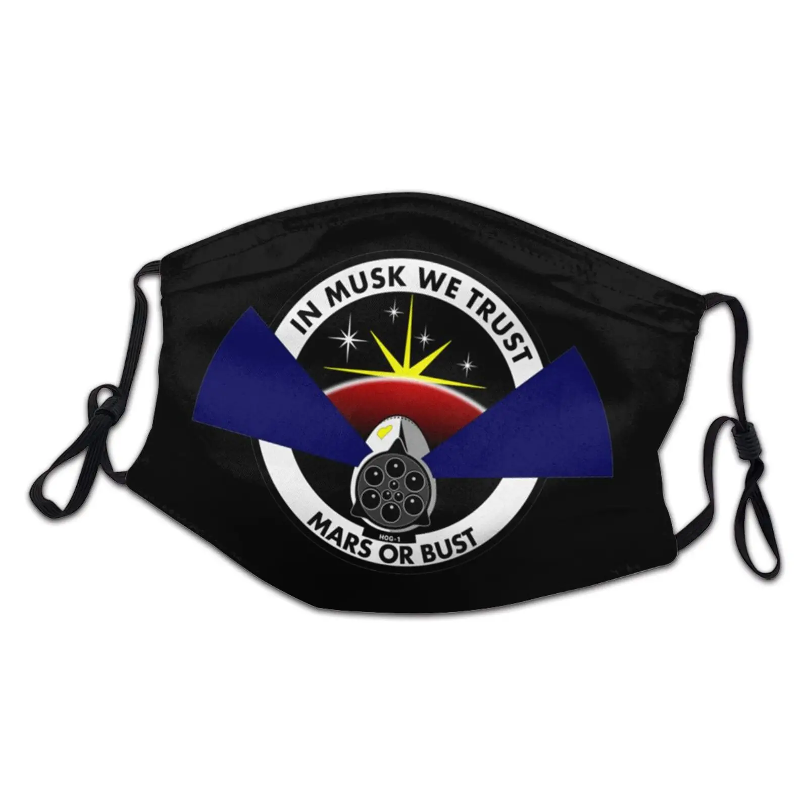 
SpaceX In Musk We Trust Mars Or Bust Kids Men Women facemask Custom Wholesale Design Green Shenzhen Nose Smart navy blue Joker 