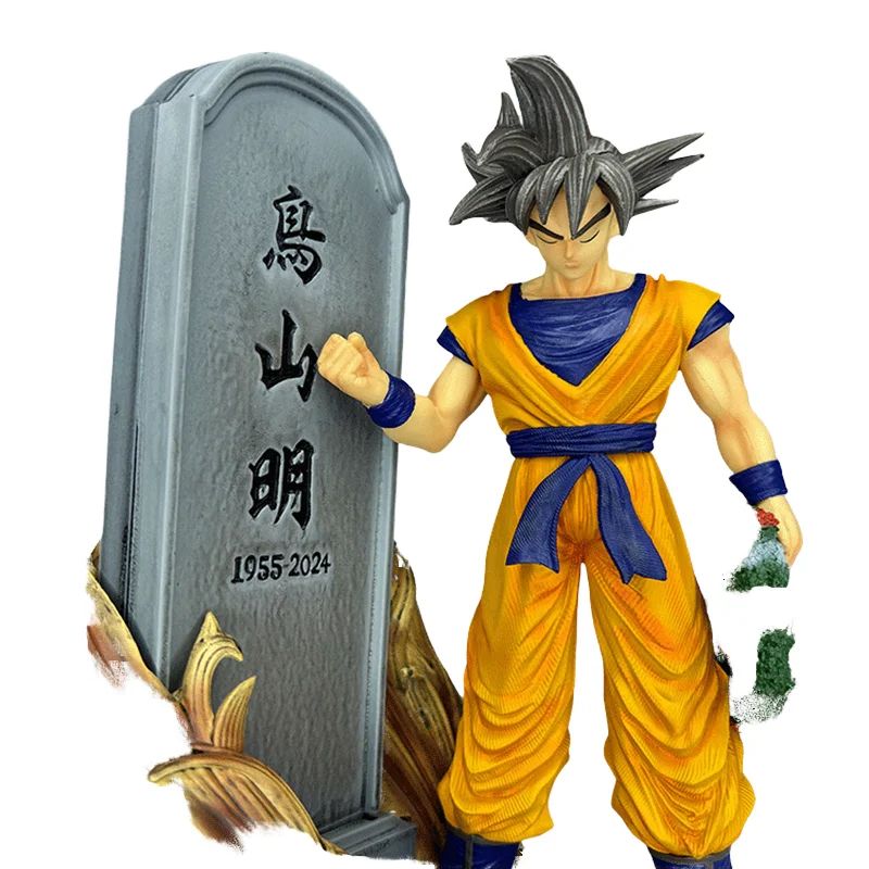 Japan Anime Dragonballs Action Figures Son Goku GK PVC Statue in Memory of Toriyama Akira DBZ PVC Toys for Collection Fan Gift