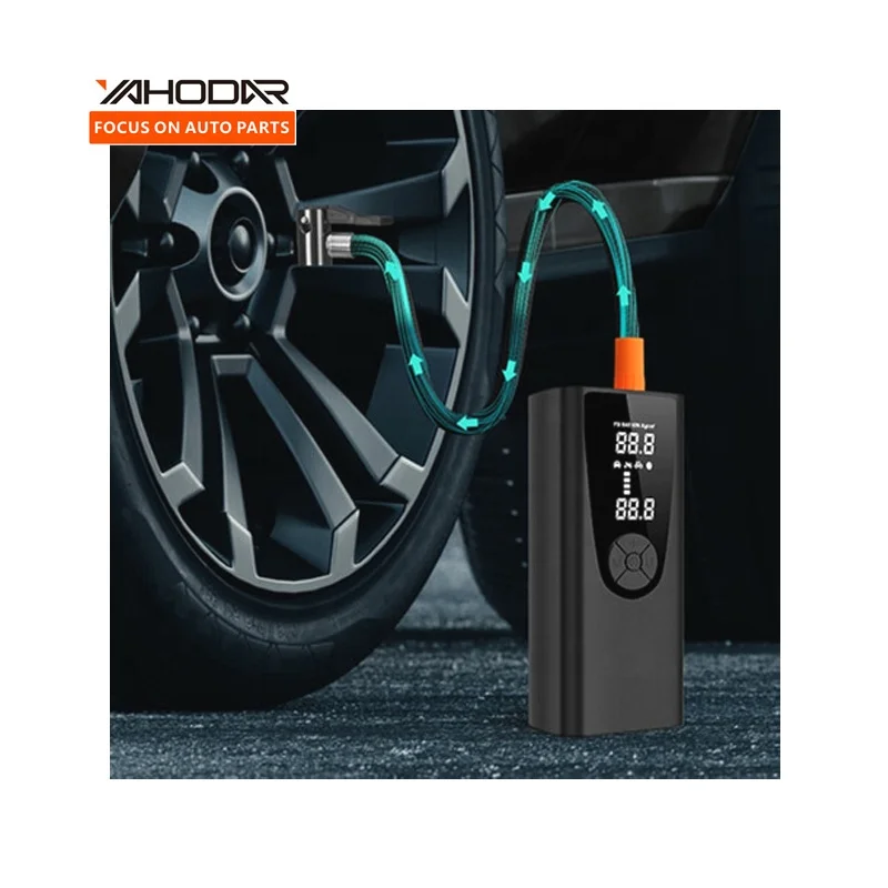 Wireless Tire Inflator Air Pump For Cars Motorcycles Air Compressor 150 PSI Inflation Ebike Rechgargeable Air Inflation Pump