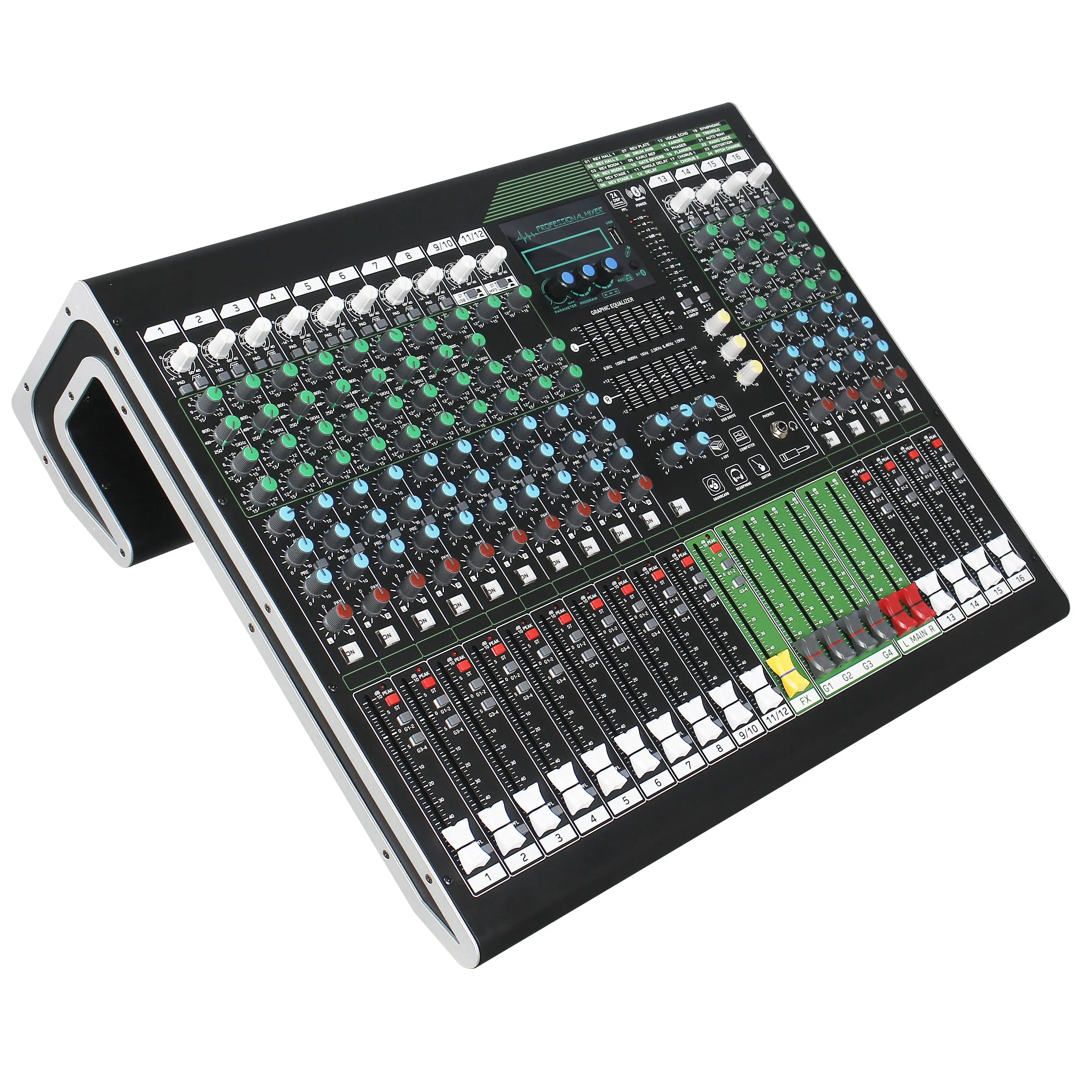Professional mixer console 16 channels audio mixer