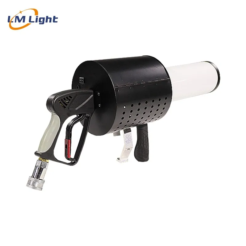 New Arrival Hand Shooter happy birthday confetti co2 jet machine led co2 dj gun for wedding party stage