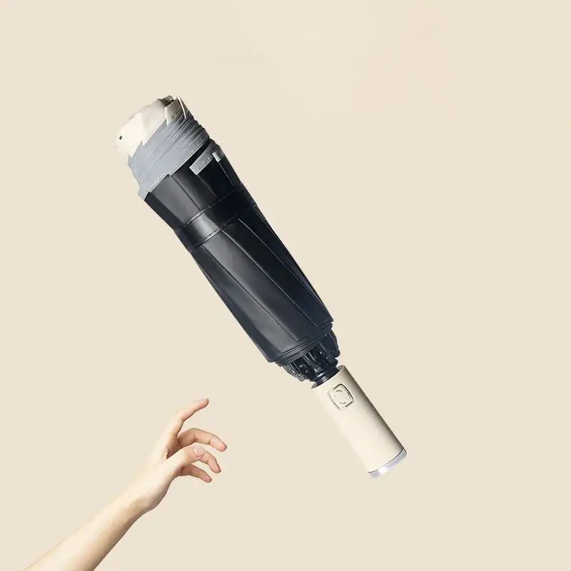 LSP28 New design Uv Proof 10K Large Windproof Umbrella with Reflective Strip Full Automatic Folding Sun Rainy Golf Umbrella