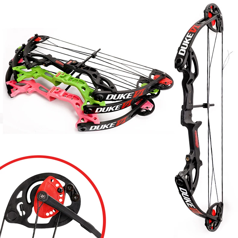 Left Handed Pulley Archery Cross Compound Bows And Arrow Wood Archery Equipment Set For Hunting Children