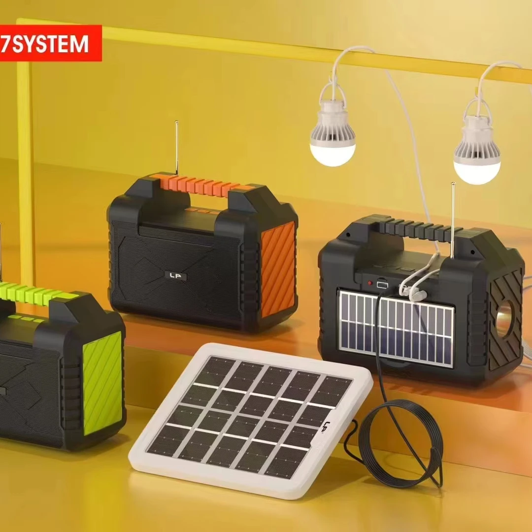LP-V77 system Wireless Bluetooth Portable Solar Charging Solar Speaker&Charger Solar Power Speaker 30 hours long battery life