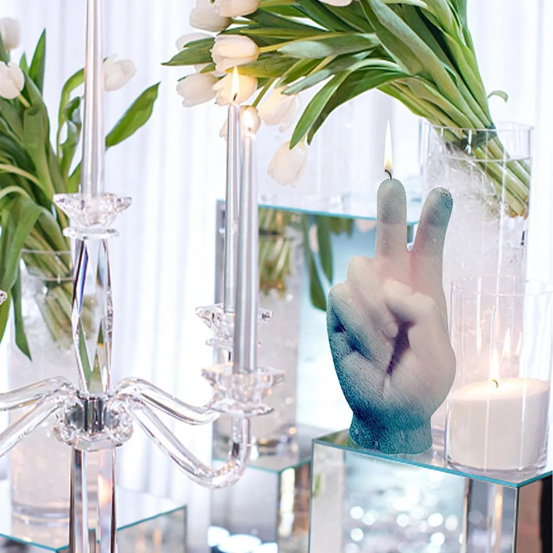 3D Hand Shaped Resin Casting Mold for DIY creative OK gesture candle moulds silicone mold wholesale epoxy hand resin mold