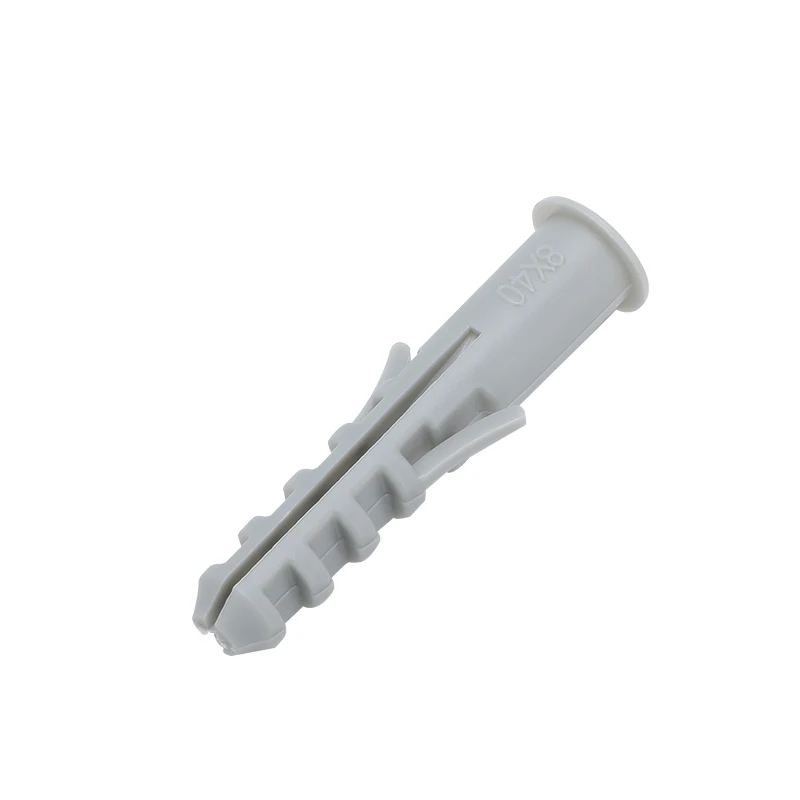 Wholesale 6*30mm100pcs/bag Plastic Drywall Anchor Nylon Wall Anchor Fasteners Plastic Expansion Anchor Wall Plug