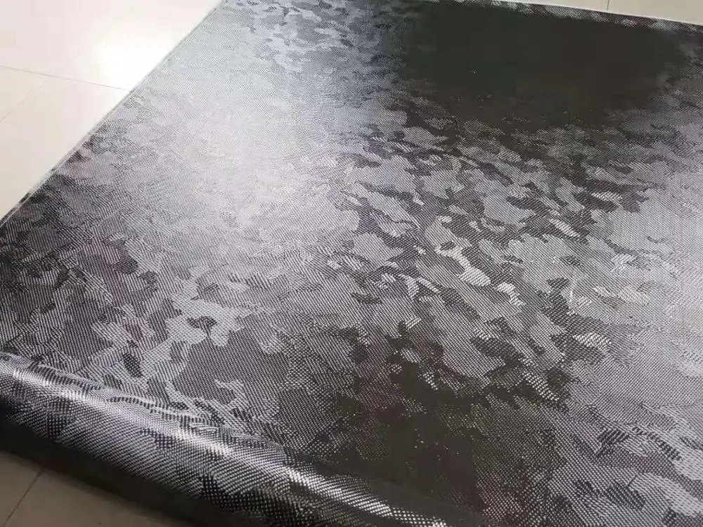 New style complex weave beautiful carbon fiber fabric
