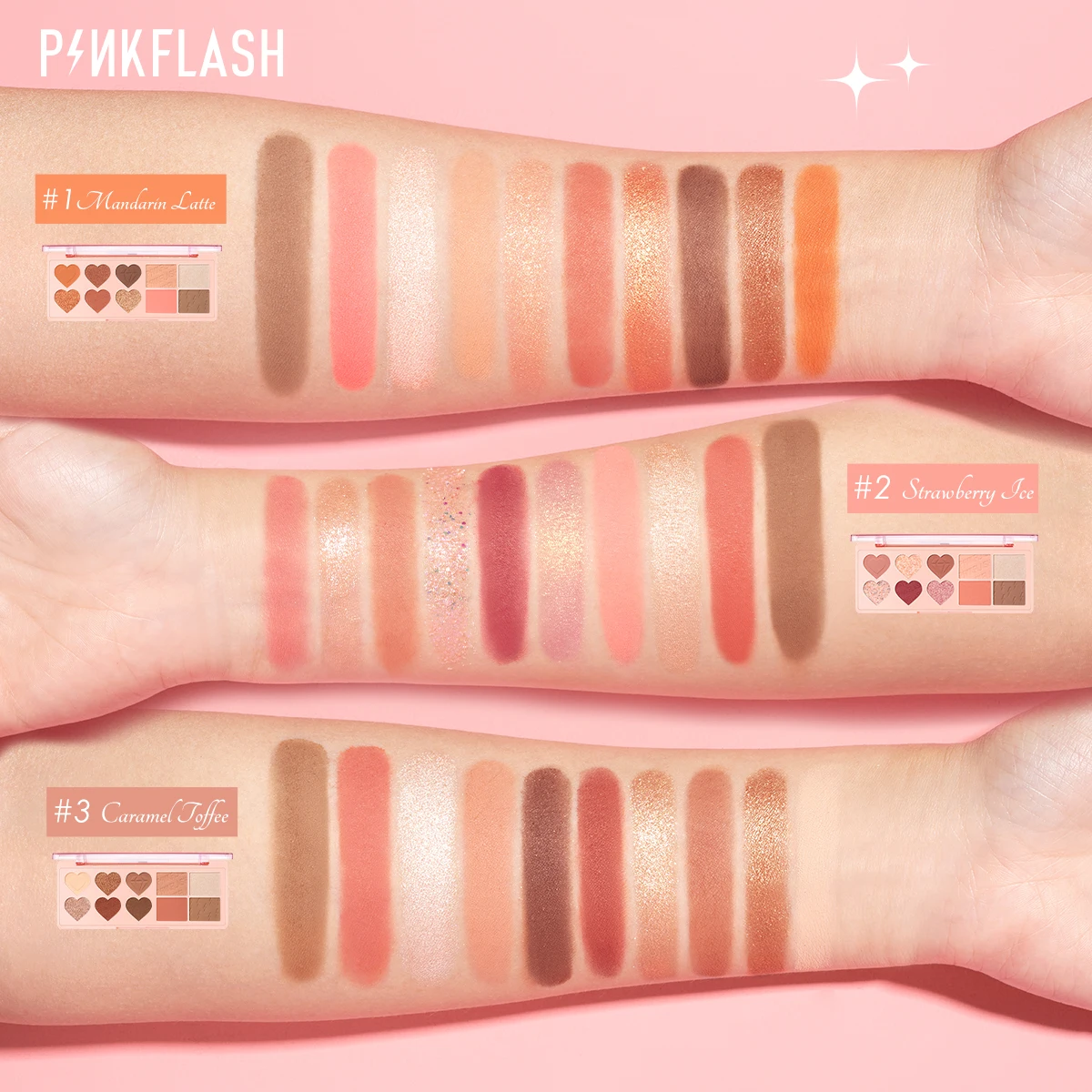 Pinkflash PF-M02 Sombras Para Охос тени для век большая роскошь
