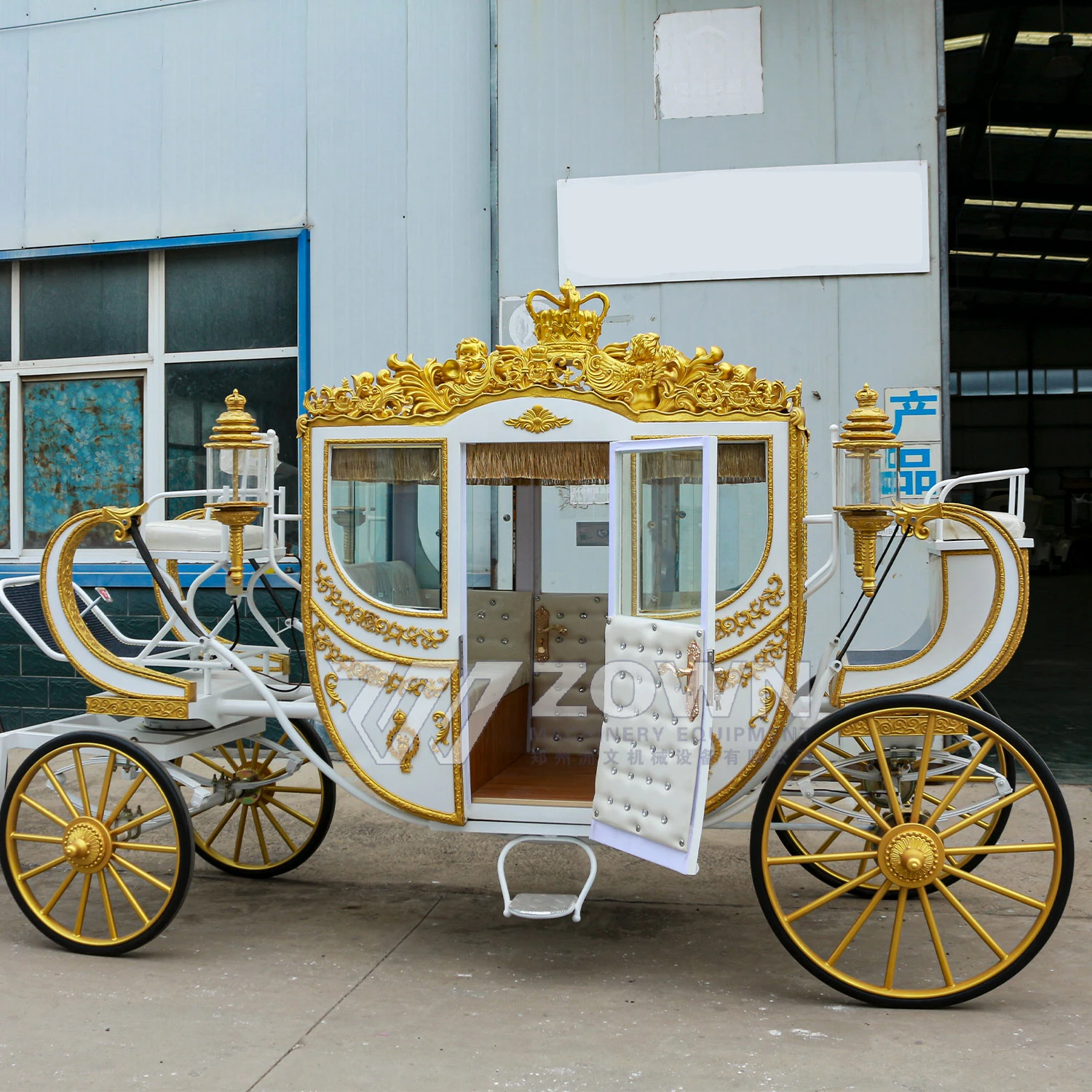 Роскошные электромобили Golden Royal Coach с высококачественным аккумулятором без