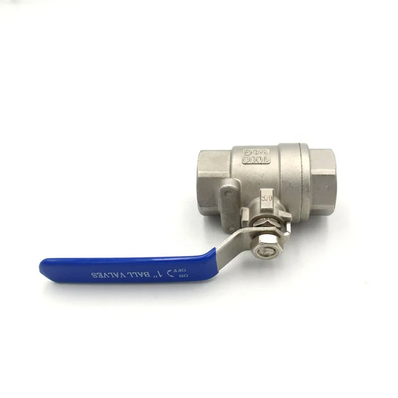  Нержавеющая сталь 304/316 BSP NPT резьбовой промышленный ручной шаровой