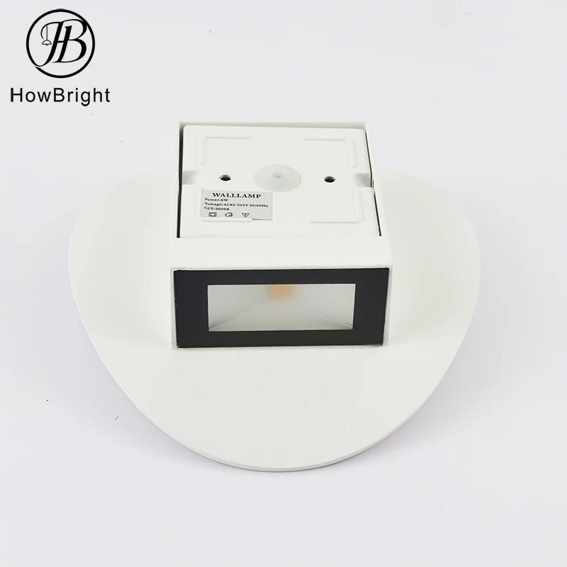 fashion surface mounted  round 6w wall lights indoor stairway hotel bedside interior cheap IP20 sconce light wall light