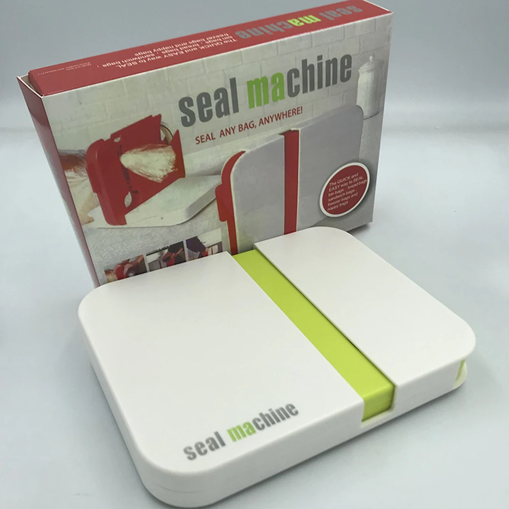 Portable Bag Sealer Sealing Device High Quality Mini Food Saver By Sealabag Tools With Tape New Creative Kitchen Gadgets