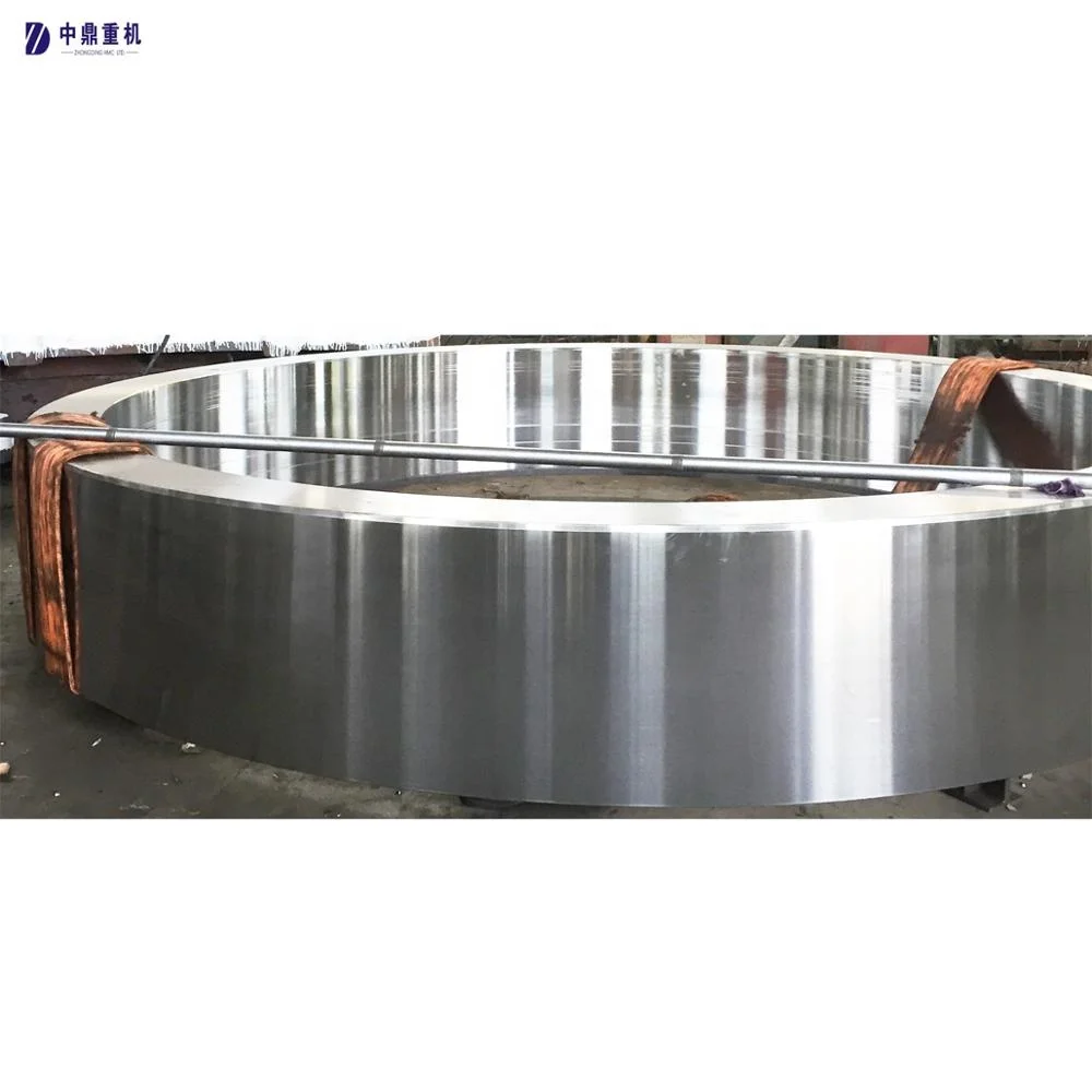 Large Size Custom Cnc Lathe Machining Steel High Quality Casting Rotary Kiln Tyre Made In China
