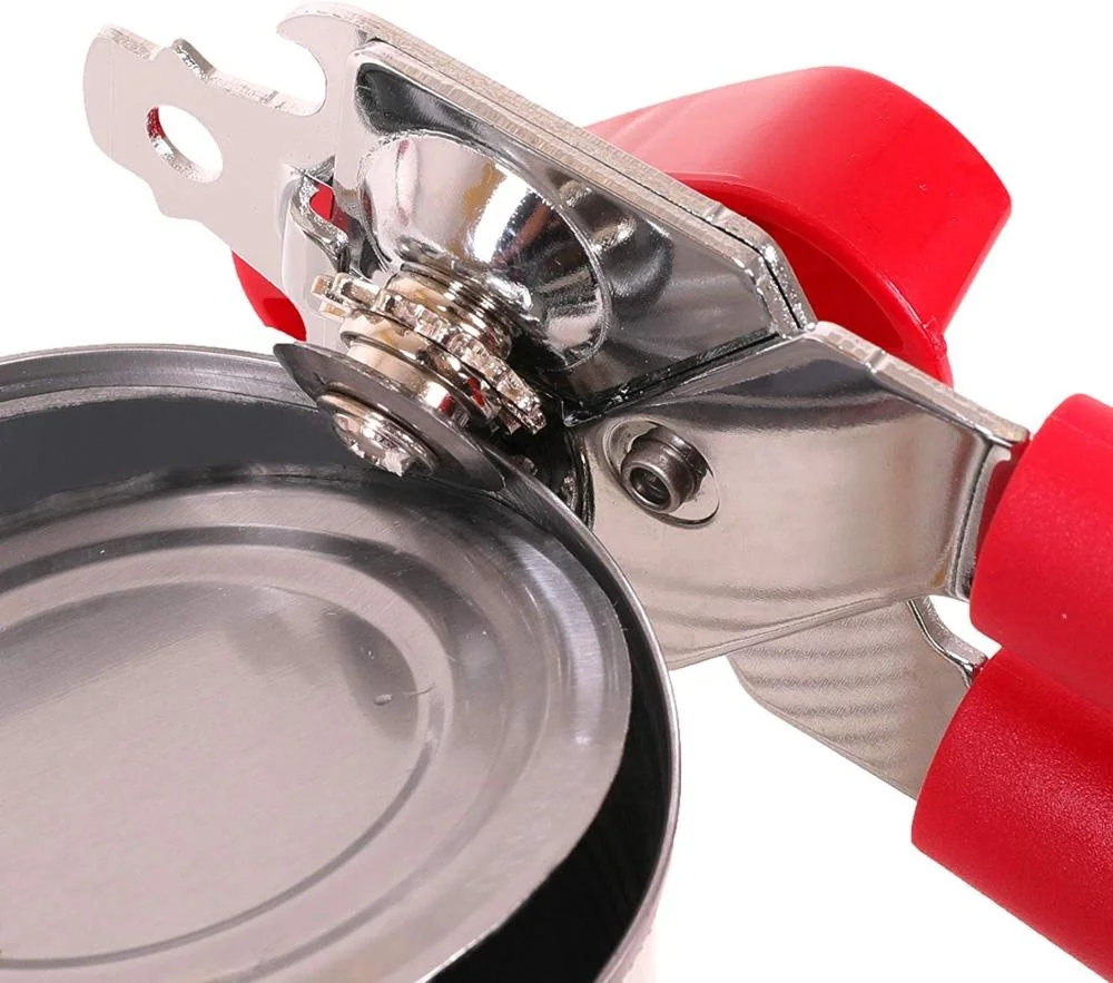 Union Source Multifunctional Stainless Steel Can Brass Bottle Manual Opener With Soft Handle